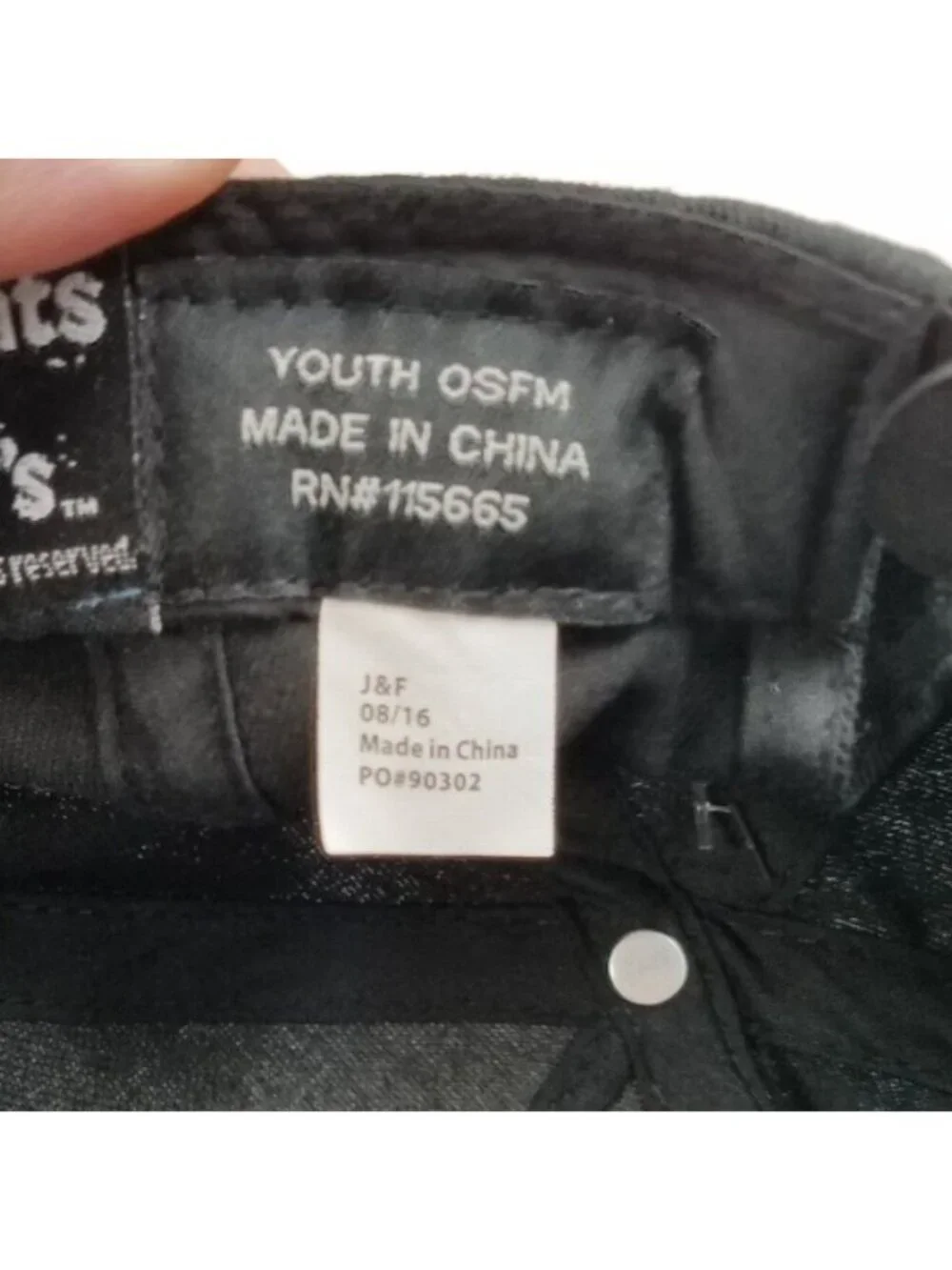 Five Nights at Freddy's Black Freddy Fazbear's Pizza Youth Snapback Hat Cap
